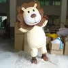 Lion mascotte costume cartoon animal anime thème personnage de Noël carnaval fête des costumes de fantaisie adultes taille extérieur tenue