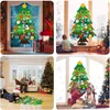 LBSISI Life DIY Felt Christmas Tree Xmas Decorations Year Kids Gift Toys Door Wall Hanging Ornaments For Home Navidad 211018