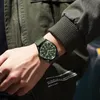 Wristwatches Leisure Quartz Men's Watch Nylon Belt Automatic Date Dival Digital Panel Display Wristwatch 2022