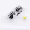 25mm 3D Natuurlijke Valse Wimpers Wispy Faux Mink Eyelash Pluizig Lange Gewispen Lash Full Strips Fake Eye Washes Extension Makeup Tool