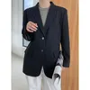 Ternos femininos Blazers Blazer Blazer Coat Turn Down Collar Button Single Button Feminino Casaco Tops para as mulheres