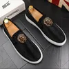 NEW Pointed Toe Embroidery Rhinestone Flat Shoes For Men Male Wedding Dress Prom Homecoming Shoe Zapatos Hombre A6