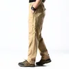 Мужские брюки-карго на открытом воздухе, тактические военные брюки с несколькими карманами, мужские зимние армейские водонепроницаемые тепловые камуфляжные охотничьи походные брюки U273l