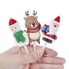 Other Festive & Party Supplies Resin Christmas Tree Santa Claus Deer Cake Topper Year Decoration DIY Baking 2022 Xmas Dessert Cupcake