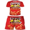 Partihandel - Ny Ankomst Populära Cheetos Mat Män Kvinnor 3D Utskrift Harajuku Style T Shirt / Tröjor / Byxor / Shorts / Vest / Zipper Hoodies G08