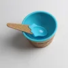 Kids Ice Cream Bowls Ice Cream Cup Couples Bowl Gifts Dessert Container Holder With Spoon Best Children Gift Supply w-00726