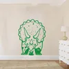 Dessin animé Triceratops dinosaure autocollant mural chambre de garçon chambre d'enfants grand parc jurassique Dino Animal sticker mural chambre vinyle décor à la maison 2314h