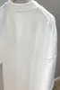 المرأة t-shirt المألوف طازجة رسالة الطباعة أبيض فضفاض قصيرة الأكمام منتصف طول الرجال والنساء زوجين تي شيرت 210302