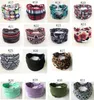 US Materiały Designer Headband Ethnic Floral Hair Band Drukowane szerokość Zespoły głowy Retro Sports Yoga Bandanas Akcesoria do włosów 45 Design Opcjonalnie