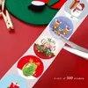 Party Decoration 500pcs Merry Christmas Stickers Tree Elk Candy Bag Sealing Sticker Gifts Box Decorations