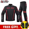 Vêtements de moto hiver automne veste hommes Motocross étanche Moto protection Anti-chute Chaqueta rallye costume