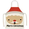 Рождество Санта-Клаус Дерево Снеговика Стили Белье Руб. Рождественские фартуки для взрослых и детей