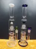 16 "Big Glass Bong White Black With Bucket Dome Percolator Oil Rig Bongs18.8mm Bowl Water Pipe Colorful Glass Bubbler Pipes Zeusart Shop