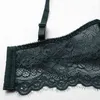 VarsBaby Kvinnors Sexiga Ultra-Tunna Push Up Wide Lace Underkläder Andningsbara BRA Ställer 211104