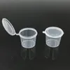 2021 1OZ Wegwerp Plastic gedeelte Cupcondiment Saus Snack Souffle Dressing, Jello Shot Cup Containers Verpakkingsdozen
