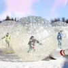 Utomhusspel Zorbing Uppblåsbara snörullbollar PVC gräs Human Hamster Ball Ball Ball Walking Body Balloon