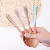 Creative Colher Punho De Madeira Colher Beech Manivela Ondulado Colher Doméstica Colher Solid Small Spoon Home Utherware