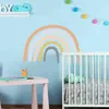 Adesivos de parede do arco-íris do amor nórdico para crianças Quartos das crianças Decoração da parede Murais de arte Vinil PVC Home adesivo DIY Wallpapers 211112