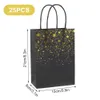 25 pcs Sac Cadeau Ramadan Kraft Sac En Papier avec poignées De Mariage Festival De Noël sacs-cadeaux Emballage Commémoratif Faveur Sac 211014