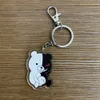 Danganronpa Monokuma Naegi Makoto Kirigiri Kyouko Maizono Monomi Schlüsselanhänger Zweiseitiger Schlüsselanhänger Cosplay Acryl Anhänger Schlüsselanhänger Y0901