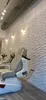 Painéis de papel de parede 3D decorativos decorativos art3d em design de diamante para sala de estar quarto de tv quarto, 30x30cm (33 telhas)