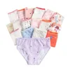 12pcs / Lot Filles Sous-Vêtements Mémoires Culottes Bébé Enfants Pantalons En Gros Court Enfants 211122