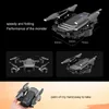 LSRC LS11 4K double caméra RC Drone contrôle de téléphone portable WiFi FPV hauteur constante 2.4GHz Signal pliable Quadrotor Drones jouets