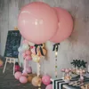 10 Stück 36 Zoll 90 cm großer weißer Ballon Latexballons Hochzeitsdekoration Aufblasbare Heliumluftbälle Alles Gute zum Geburtstag Partyballons SH190923