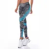 Style Fashion Women Floral Fitness Leggings Ladies Elastic Force Polyester Long Pants 211215