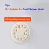 Zhang Ji Spa 3 couleurs LED Capteur de la tête de douche Capteur de température légère Générateur de flux d'eau de douche Filtre de sauvegarde du filtre à eau 200925