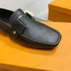 2023SS Heren Designer Loafers Schoenen Klassieke Slip-on Luxe Vintage Zakelijke Metalen knop Leer Merk Oxfords Jurk Casual Schoen voor Mannen