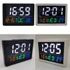 Horloges de Table de bureau 1PC électronique de table réveil numérique temps température calendrier humidité chevet bureau décoration de la maison