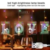 Novelty Items Environmentally Friendly Lighting Wall Light Sign Decoration USB Powered Luminous Lights Reusable For Holiday