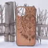 Coque de téléphone portable en bois 2021, étui personnalisé en cerise gravé au Laser pour Iphone 13 12 pro max