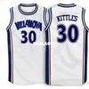 Vintage 21ss 30 Villanova Wildcats Kerry Kittles College Forma Boyutu S4XL veya özel herhangi bir isim veya numara jersey9287869