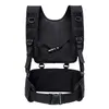 100pcs 2 in 1 Hunting Molle Vest Tactical Waist Padded Belt With Harness Paintball Airsoft Chest Rig Vest Outdoor Training Combat Body Armor