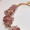 Handmade Irregular Natural Energy Crystal Stone Beaded Charm Bracelets For Women Girl Party Club Birthday Wedding Jewelry