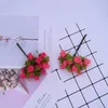 144pcs/tas mini zijden rozen diy krans geschenken kunstmatige bloemen voor kerst decoratie huis bruiloft bruids nep bloemen jllgnu