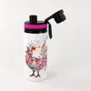 600 ml Sublimation Aluminiumrohlinge Wasserflaschen Hitzebeständiger Wasserkocher Sportbecher Weiße Abdeckbecher mit Griff Seeversand EWA5160