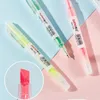Highlighters 5 Colors/Box Double Head Highlighter Pen Mildliner Colors Fluorescent Markers Art Marker School Office Stationery Supplies