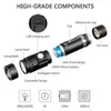 Ultra Bright Led Flashlight With XP-L V6 Led Lamp Beads Waterproof Flashlight Zoomable 4 Lighting Modes Multifunctional USB Charging J220713