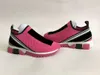 2024 designer de moda das mulheres tênis casual malha sapato rosa feminino rosa meias sapatos senhoras botas 35-42