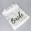 白黒文字とのCfung花嫁の花嫁介添えローブ花嫁の結婚式のギフトバスローブ着物のサテンローブ210901