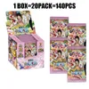 Anime Japonês Cartões Uma Peças Luffy Zoro Nami Chocolate Franky Paper Collections Jogo Cat Collectibles Battle Child Gife Toy AA220314