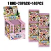 Cartes d'anime japonais One Pieces Luffy Zoro Nami Chopper Collections de papier Franky Jeu de cartes à collectionner Battle Child gife Toy AA220314