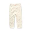 Pantaloni da bambina in cotone arrivo con bowkont per bambini 2 colori legging lungo sonno 4003 04 210622