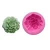 50pcs 3D Grands Fleurs Roses Savon Savon Moule Chocolat Cake Gâteau Outils DIY Cuisson Fondant Fondant Moule de silicone