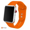 Bande Watch Silicone Solo Loop per cinghie di orologi Bracciale di orologio in silicio elastico Bracciale Iwatch Serie 2 6 5/4/3 SE 7 Band 240308