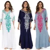 2021 Indie Folk Lace Up V-Neck Batwing Rękaw Summer Beach Sukienka Tunika Kobiety Beachwear Kaftan Maxi Dress Robe Sarong N775 210224