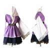 6 Stilleri Anime Lolita Elbise Kadınlar Cosplay Kostüm Akatsuki Kimono Hizmetçi Uchiha Sasuke Giyim Takım Y0913